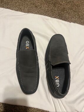 GBX brownish gray moccasin EUC